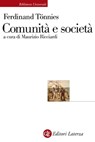 Comunità e società - Maurizio Ricciardi ; Ferdinand Tönnies - 9788858116128