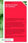 Beleid in tekst en context - C.M. Frenay - 9789013139570