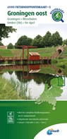 Fietsknooppuntenkaart Groningen oost 1:100.000 -  - 9789018046781