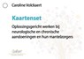 Oplossingsgericht werken bij neurologische en chronische aandoeningen en hun mantelzorgers - Caroline Volckaert - 9789044137859