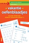 Vakantie oefenblaadjes - Klaar voor het eerste leerjaar - ZNU - 9789044755114