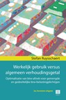 Werkelijk gebruik versus algemeen verhoudingsgetal - Stefan Ruysschaert - 9789046609293