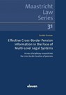 Effective Cross-Border Pension Information in the Face of Multi-Level Legal Systems - S.P.M. Kramer - 9789047301875