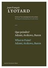 Que peindre? / what to paint? - Jean-Francois Lyotard - 9789058677921