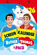 Rutger, Thomas & Paco scheurkalender 2026, Rutger Vink ; Thomas van Grinsven -  - 9789062360284