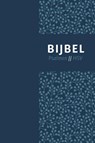 Bijbel (HSV) met psalmen - blauw leer met zilversnee en duimgrepen -  - 9789065394804