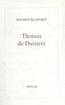 Thomas de Duistere - Maurice Blanchot - 9789071044120
