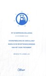 Voorafbeelding en vervulling? Maria in de receptiegeschiedenis van het Oude Testament - Benedicte Lemmelijn - 9789085288145