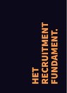 Het Recruitment Fundament - Arjan Elbers - 9789090330693