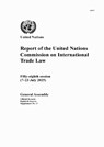 Report of the United Nations Commission on International Trade Law - United Nations - 9789211577846