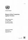 Report of the Committee Against Torture - United Nations Office of the High Commissioner for Human Rights - 9789211596496