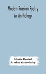 Modern Russian poetry - DEUTSCH,  Babette ; Yarmolinsky, Avrahm - 9789354174964