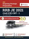 RRB JE Civil (CE) CBT- 1 2021 20 Mock Test Latest Edition Practice Kit - Edugorilla - 9789390332823