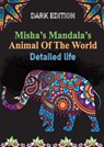 Misha's mandala's: Animals of the world Detailed life - HugoElena Black Edition - 9789403693408