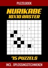 Nurikabe Puzzelboek 10x10 Raster - 75 Puzzels - Incl. Oplossingstechnieken - Puzzelboek Shop - 9789403716022