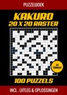 Kakuro 20x20 Raster - 100 Puzzels - Incl. Uitleg en Oplossingen - Puzzelboek Shop - 9789403734347