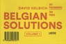 Belgian solutions Volume 1 - David Helbich - 9789460581571