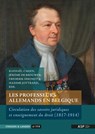 Les professeurs allemands en Belgique - Raphaël Cahen ; Jérôme De Brouwer ; Frederik Dhondt ; Maxime Jottrand - 9789461172983