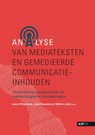 Analyse van mediateksten en gemedieerde communicatie-inhouden - Leen D'Haenens ; Joke Bauwens ; Willem Joris - 9789461175243