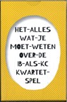 Het alles wat je moet weten over de IB als KC kwartetspel -  - 9789463174244