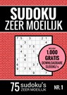 Sudoku Zeer Moeilijk - Puzzelboek: 75 Zeer Moeilijke Sudoku Puzzels voor Volwassenen en Ouderen - Sudoku Puzzelboeken - 9789464651928