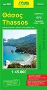 Thassos 1 : 45 000 -  - 9789608283282