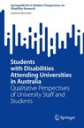Students with Disabilities Attending Universities in Australia - Gabriel Bennett - 9789819544417