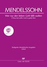 Wer nur den lieben Gott läßt walten - Felix Mendelssohn Bartholdy - 9790007086688