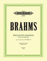 Weltliche a-cappella Gesänge - Johannes Brahms - 9790014019648