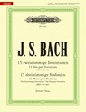 15 zweistimmige Inventionen BWV772-786 und 15 dreistimmige Sinfonien BWV787-801 - Johann Sebastian Bach - 9790014119249