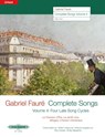 Complete Songs / Sämtliche Lieder (19061921), Band 4 -Ausgabe für Hohe Singstimme und Klavier- - Gabriel Fauré - 9790014126353