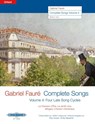 Complete Songs / Sämtliche Lieder (19061921), Band 4 -Ausgabe für Mittlere Singstimme und Klavier- - Gabriel Fauré - 9790014126360