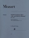 12 Variationen über "Ah, vous dirai-je Maman" KV 265 (300e) - Wolfgang Amadeus Mozart - 9790201801650