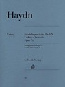 Haydn, Joseph - Streichquartette Heft X op. 76 (Erdödy-Quartette) - Joseph Haydn - 9790201802145