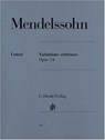 Mendelssohn Bartholdy, Felix - Variations sérieuses op. 54 - Felix Mendelssohn Bartholdy - 9790201806204