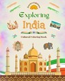 Exploring India - Cultural Coloring Book - Creative Designs of Indian Symbols - Zenart Editions - 9798211007994