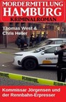 Kommissar Jörgensen und der Rennbahn-Erpresser: Mordermittlung Hamburg Kriminalroman - Thomas West ; Chris Heller - 9798227262905