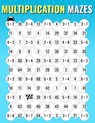 Multiplication Mazes: An Enjoyable Multiplication Math Drills Book To Learn And Memorize Multiplication Table For Kids And Adults - Josh Ortiz Martin - 9798322870890