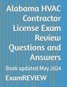 Alabama HVAC Contractor License Exam Review Questions and Answers - Mike Yu - 9798324429928