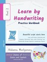 Handwriting Practice Workbook - United States of America, States and Capitals - Print, Level 2 - Jessica Cobo ; Victor Cobo ; Memorescribe - 9798330527359