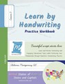 Handwriting Practice Workbook - United States of America, States and Capitals - Cursive, Level 3 - Jessica Cobo ; Victor Cobo ; Memorescribe - 9798330530076