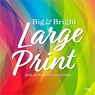 Big & Bright Large Print 2026 Square Flap Matte Calendar -  - 9798330702459