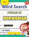 WORD SEARCH PUZZLES IN NORWEGIAN FOR ADULTS - AWESOME! VOL.1 - DELTA CLASSICS - Best Activity Books - 9798349004063