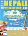 LEARN NEPALI WHILE HAVING FUN! - FOR ADULTS - Linguas Classics - 9798349008511