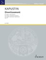 Kapustin: Divertissement Op. 91 for 2 Flutes, Cello, Piano Score and Parts - Nikolai Kapustin - 9798350124934