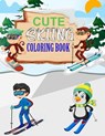 Cute Skiing Coloring Book: Skiing Adult Coloring Book - PRESS,  Wow Skiing - 9798361991969