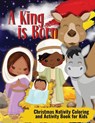 Christmas Nativity Coloring and Activity Book for Kids: A king is Born for African American Kids - Fancy Flamingo Press - 9798366562614