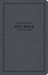 KJV Thinline Bible, Value Edition, Charcoal Leathertouch - Holman Bible Publishers - 9798384517627