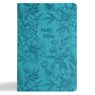 NASB Large Print Thinline Bible, Value Edition, Teal Leathertouch - Holman Bible Publishers - 9798384518020
