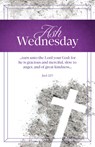 Ash Wednesday Bulletin: For He Is Gracious (Package of 100): Joel 2:13 (Kjv) - Broadman Church Supplies Staff - 9798384526742